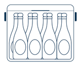 FIELDBAR GIN TRUNK - SAFARI WHITE