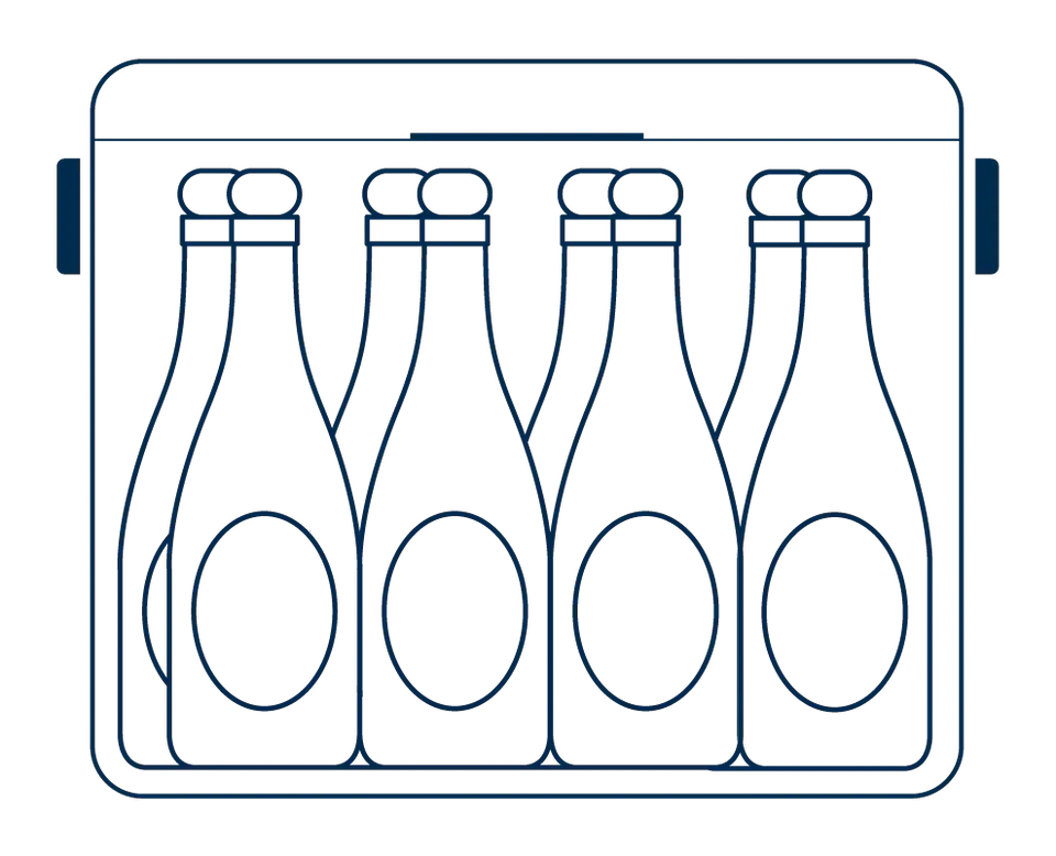 FIELDBAR GIN TRUNK - PARISIAN GREEN